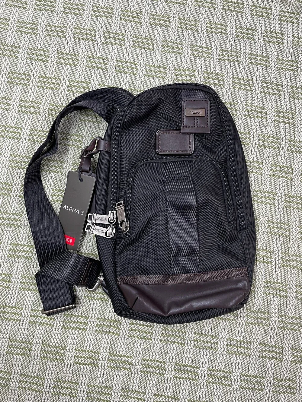 Tumi Alpha Bravo Black Chest Bag